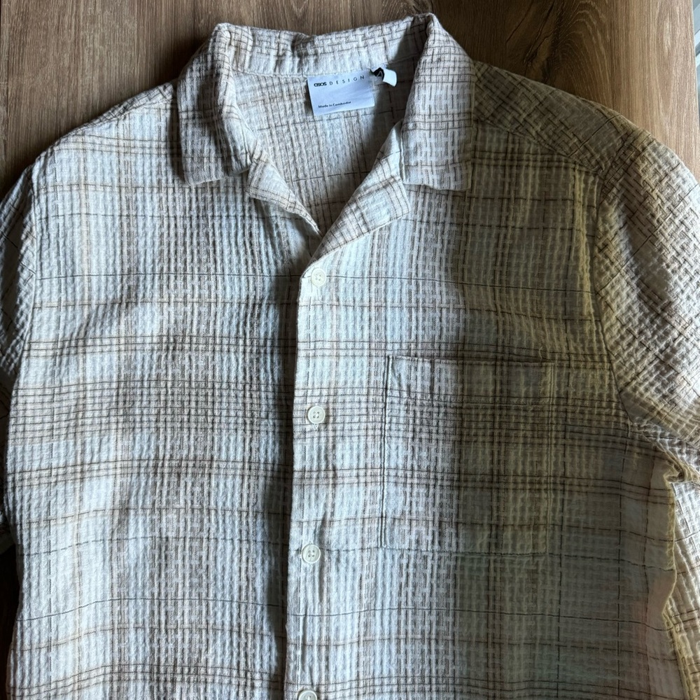 ASOS Design Casual Plaid Button Up